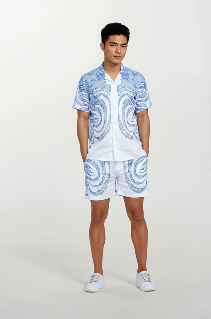 Song of River White Luxury Shirts for Men